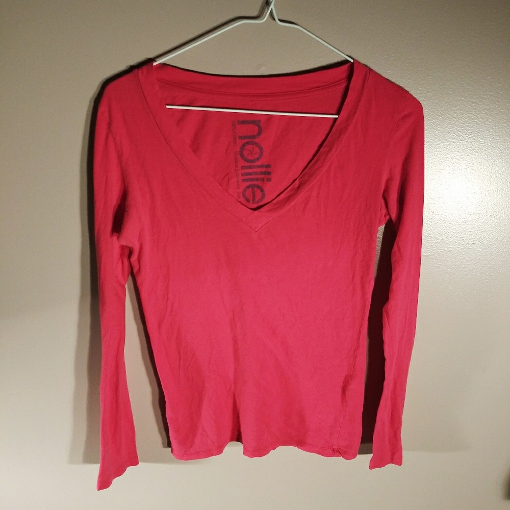 Nollie vneck long sleeve shirt
